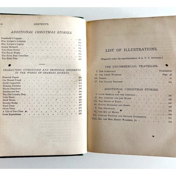 Charles Dickens Works Illustrated 1867 Victorian 1st Edition Authorized HC E54 - Picture 7 of 11